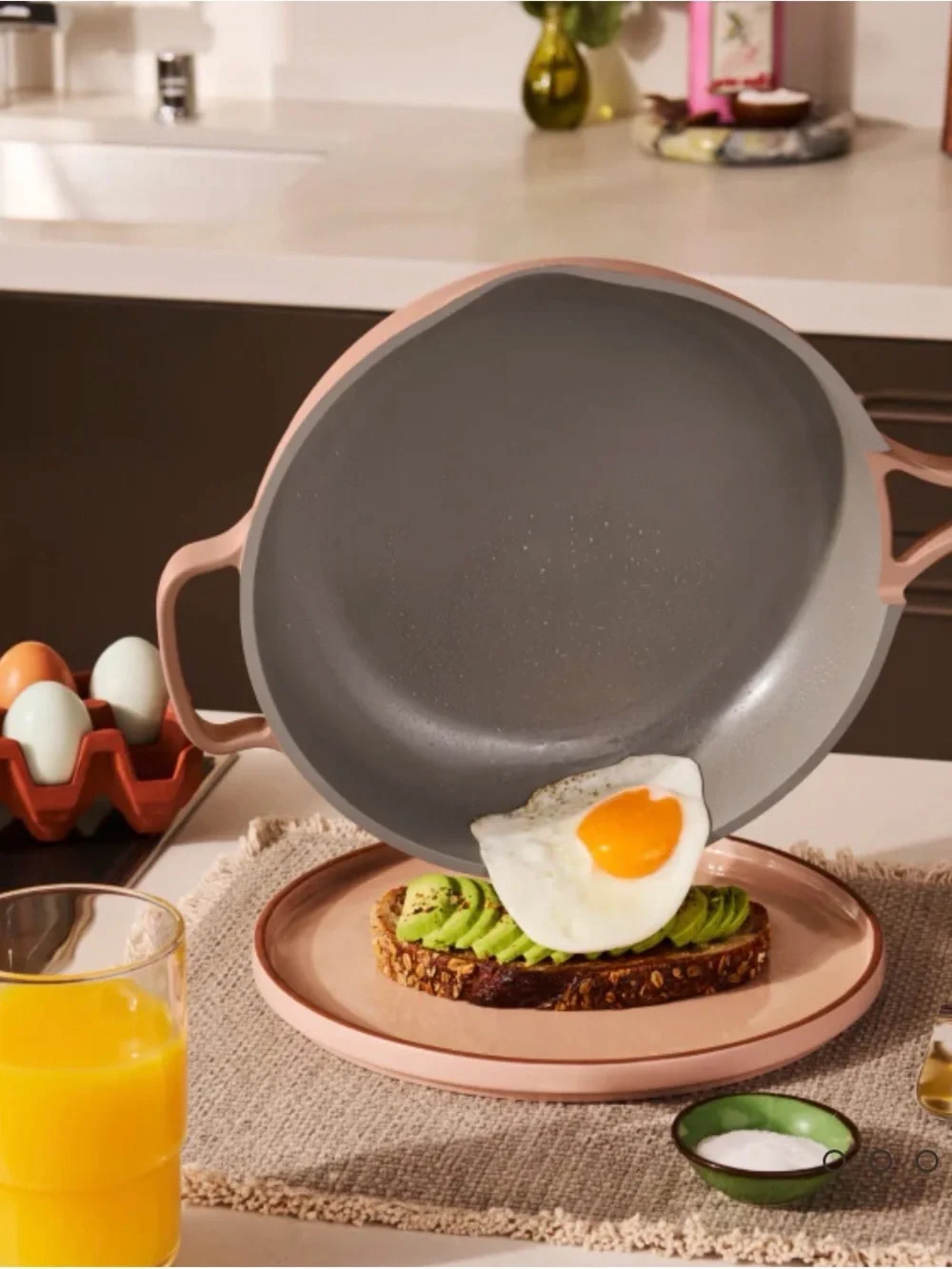 Our Place Always Pan®2.0 iconic non-toxic 10-in-1 ceramic nonstick pan BNIB Pink